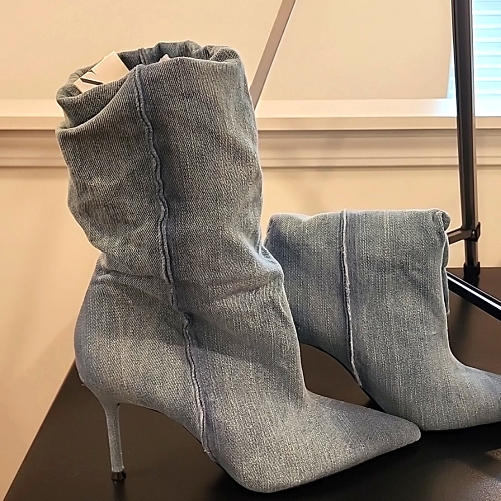 Zara - Denim boot